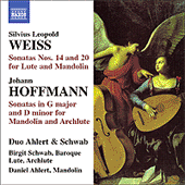 WEISS: Lute Sonatas Nos. 14 and 20 / HOFFMAN: Mandolin Sonata in G Major / Mandolin Sonata in D Minor