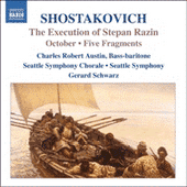 SHOSTAKOVICH: Execution of Stepan Razin (The) / October / 5 Fragments, Op. 42