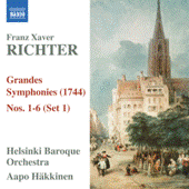 RICHTER, F.X.: Grandes Symphonies (1744), Nos. 1-6 (Set 1) (Helsinki Baroque, Hakkinen)