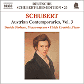 SCHUBERT, F.: Lied Edition 23 - Austrian Contemporaries, Vol. 3