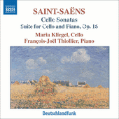 SAINT-SAENS: Cello Sonatas Nos. 1 and 2 / Cello Suite