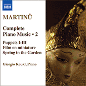 MARTINU, B.: Piano Music (Complete), Vol. 2 (Koukl)