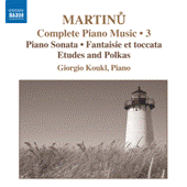 MARTINU, B.: Piano Music (Complete), Vol. 3 (Koukl)