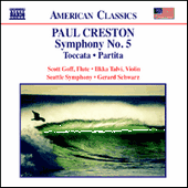 CRESTON: Symphony No. 5 / Toccata / Partita