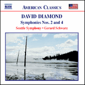 DIAMOND: Symphonies Nos. 2 and 4