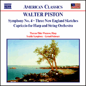PISTON: Symphony No. 4 / Three New England Sketches