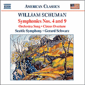 SCHUMAN, W.: Symphonies Nos. 4 and 9 / Circus Overture / Orchestra Song (Seattle Symphony, Schwarz)