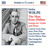 WOLPE: The Man from Midian / Violin Sonata