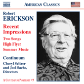 ERICKSON: Orchestral, Chamber and Vocal Music