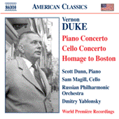 DUKE: Piano Concerto / Cello Concerto / Homage to Boston