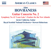 HOVHANESS: Guitar Concerto No. 2 / Symphony No. 63 / Fanfare for the New Atlantis