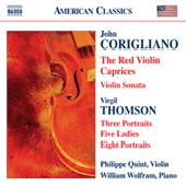 CORIGLIANO: Red Violin Caprices (The) / Violin Sonata / THOMSON, V.: 5 Ladies / Portraits (Quint)