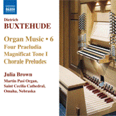 BUXTEHUDE: Organ Music, Vol. 6 (Brown)