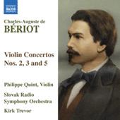 BERIOT, C.-A. de: Violin Concertos Nos. 2, 3 and 5 (Quint)