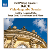 BACH, C.P.E.: Viola da Gamba Sonatas