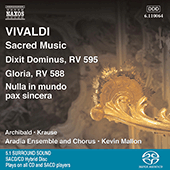 VIVALDI: Dixit Dominus, RV 595 / Gloria, RV 588