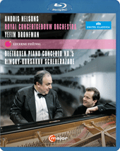 BEETHOVEN, L. van: Piano Concerto No. 5 / RIMSKY-KORSAKOV, N.: Scheherazade (Bronfman, Nelsons) (Blu-ray, HD)