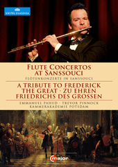 FLUTE CONCERTOS AT SANSSOUCI - A Tribute to Frederick the Great (Pahud, Pinnock) (NTSC)