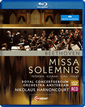 BEETHOVEN, L. van: Missa Solemnis (Petersen, Kulman, Gura, Finley, Netherlands Radio Choir, Royal Concertgebouw Orchestra, Harnoncourt) (Blu-ray, HD)
