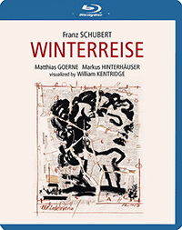 SCHUBERT, F.: Winterreise (visualized by William Kentridge) (Goerne, Hinterhäuser) (Blu-ray, HD)