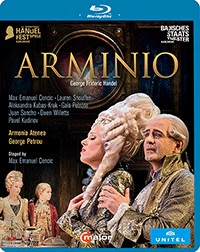 HANDEL, G.F.: Arminio [Opera] (Karlsruhe Handel Festival, 2017) (Blu-ray, HD)