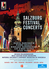 SALZBURG FESTIVAL CONCERTS (Roschmann, Vienna State Opera Chorus, Vienna Philharmonic, Barenboim, Boulez) (2007-2013) (6-DVD Box Set) (NTSC)