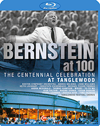 BERNSTEIN AT 100 - The Centennial Celebration at Tanglewood (Sierra, Yazbeck, Boston Symphony, A. Nelsons, J. Williams) (Blu-ray, HD)