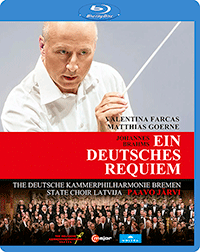 BRAHMS, J.: Deutsches Requiem (Ein) (Farcas, Goerne, State Choir Latvija, Bremen German Chamber Philharmonic, P. Järvi) (Blu-ray, HD)