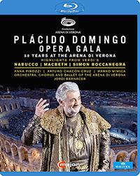 DOMINGO, Plácido: Opera Gala - 50 Years at the Arena di Verona (Blu-ray, HD)