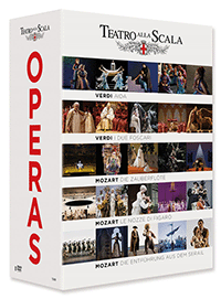 TEATRO ALLA SCALA OPERAS - Aida / I due Foscari / Die Zauberflöte / Le nozze di Figaro / Die Entführung aus dem Serail (8-DVD Box Set) (NTSC)