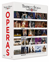 TEATRO ALLA SCALA OPERAS - Aida / I due Foscari / Die Zauberflöte / Le nozze di Figaro / Die Entführung aus dem Serail (5-Blu-ray Disc Box Set)