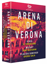 ARENA DI VERONA - Il trovatore / Don Giovanni / Plácido Domingo Opera Gala (3-Blu-ray Disc Box Set)