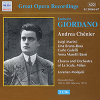 GIORDANO: Andrea Chenier (La Scala) (1928-1931)