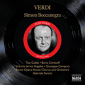 VERDI, G.: Simon Boccanegra (Gobbi, Christoff, los Angeles, Santini) (1957)