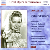 DONIZETTI: Elisir d'amore (L') (Metropolitan Opera) (1949)