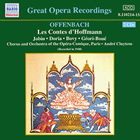 OFFENBACH: Tales of Hoffmann (The) (Opera-Comique) (1948)