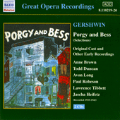 GERSHWIN: Porgy and Bess (Original Cast Recordings) (1935-1942)