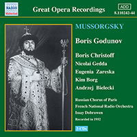 MUSSORGSKY: Boris Godunov (Christoff, Gedda) (1952)