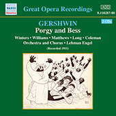 GERSHWIN: Porgy and Bess (Winters, Williams, Long) (1951)