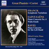 SAINT-SAENS / RAVEL: Piano Concertos (Cortot) (1931, 1939)