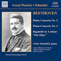 BEETHOVEN: Piano Concertos Nos. 1 and 2 (Schnabel) (1932, 1935)