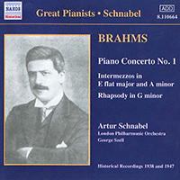 BRAHMS: Piano Concerto No. 1 (Schnabel) (1938)