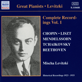 LEVITZKI, Mischa: Complete Recordings, Vol. 1 (1924-1928)