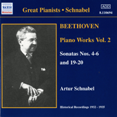 BEETHOVEN: Piano Sonatas Nos. 4-6 and 19-20 (Schnabel) (1932-1935)