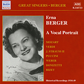 BERGER, Erna: A Vocal Portrait (1934-1949)