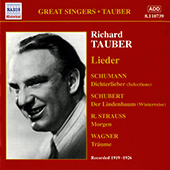 TAUBER, Richard: Lieder (1919-1926)