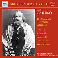 CARUSO, Enrico: Complete Recordings, Vol. 11 (1918-1919)