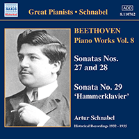 BEETHOVEN: Piano Sonatas Nos. 27-29 (Schnabel) (1932-1935)