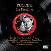 PUCCINI: Bohème (La) (Bjorling, de los Angeles, Beecham) (1956)