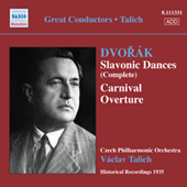 DVORAK, A.: Slavonic Dances, Opp. 46 and 72 / Carnival Overture (Talich) (1935)